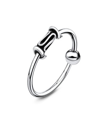 Antique Style Silver Nose Ring NSKR-58